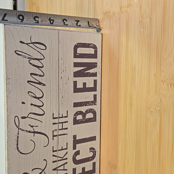 Coffee & Friends Wall Sign NWT - Picture 4 of 8
